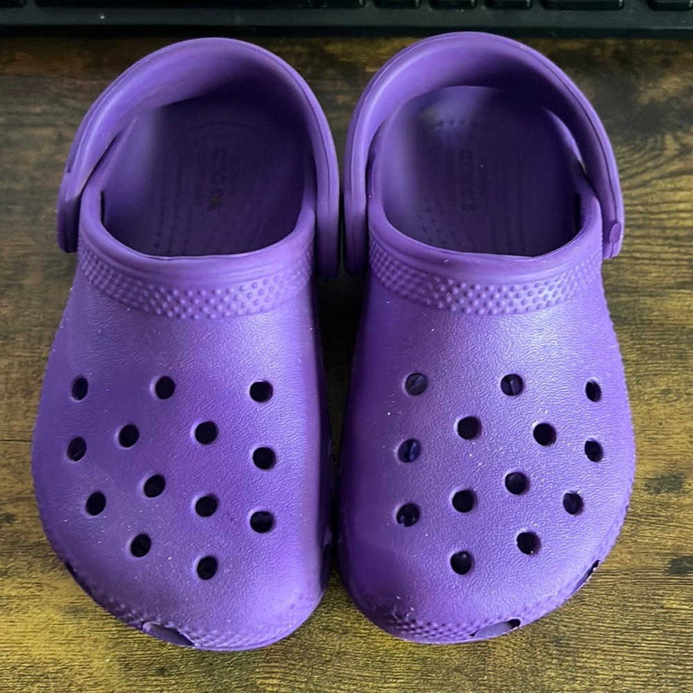 Purple Toddler Crocs